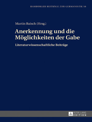 cover image of Anerkennung und die Möglichkeiten der Gabe